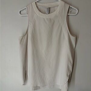 Athleta Cream Sleeveless Tank Top